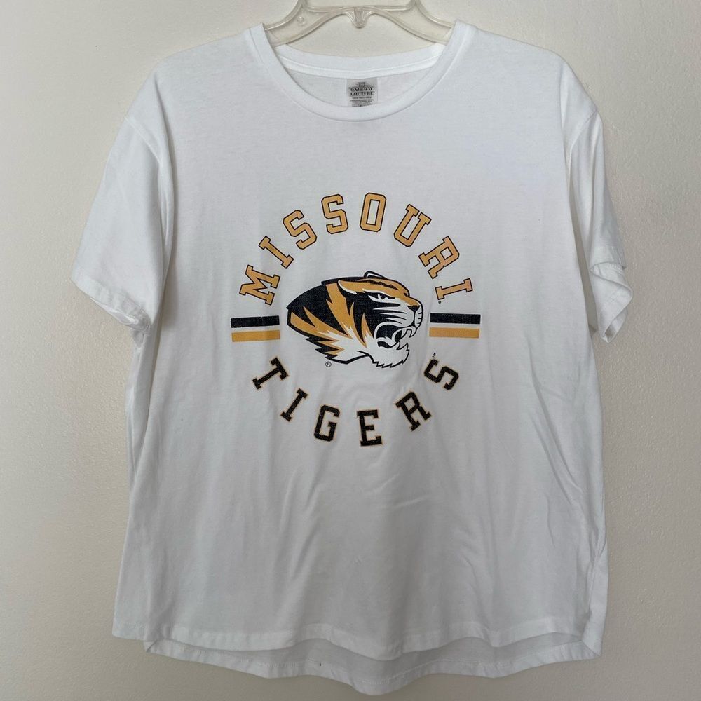 White Missouri Tigers Graphic T-Shirt
